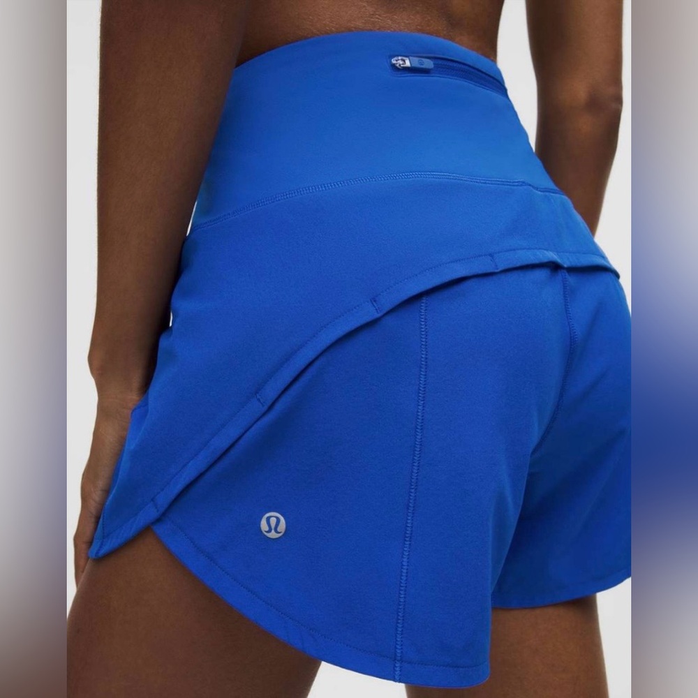 Lululemon Speed Up High-Rise Lined Short 4" - Galactic Cobalt